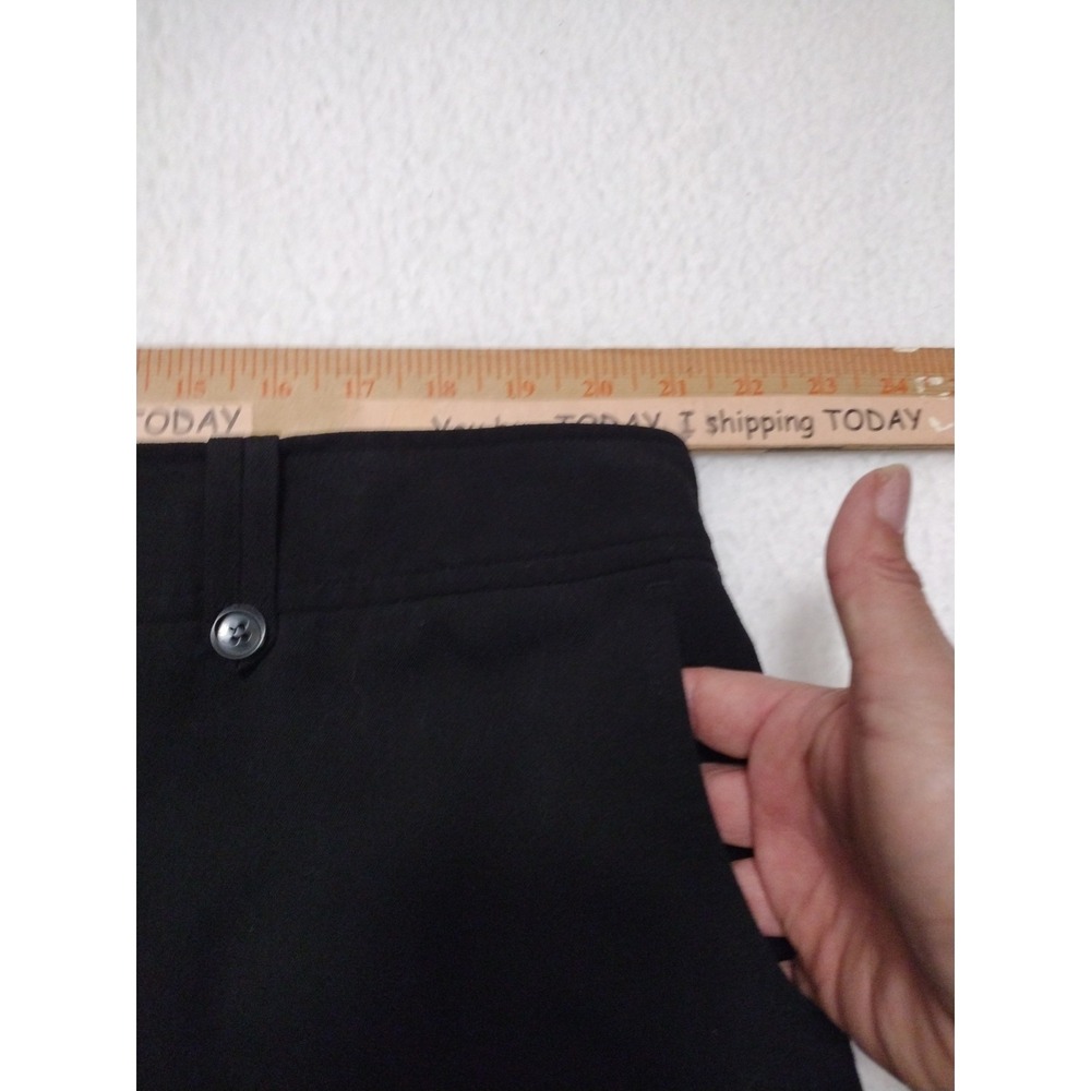 Worthington Capri Pants Woman 20 W Black Dressy Pants Pockets Stretch Office - Picture 3 of 7